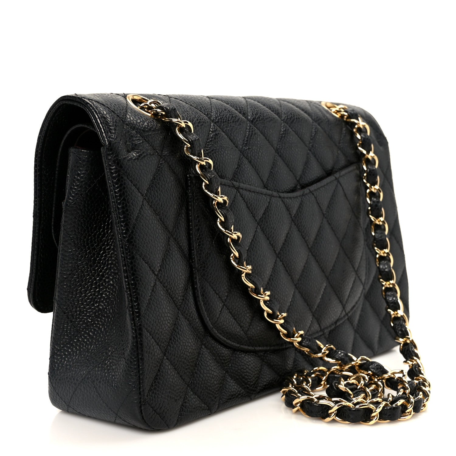 Chanel Caviar Quilted Medium Double Flap Black 3 of 11
