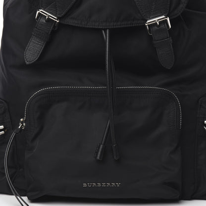 Burberry Technical Nylon Large Rucksack Backpack Black 9 of 9