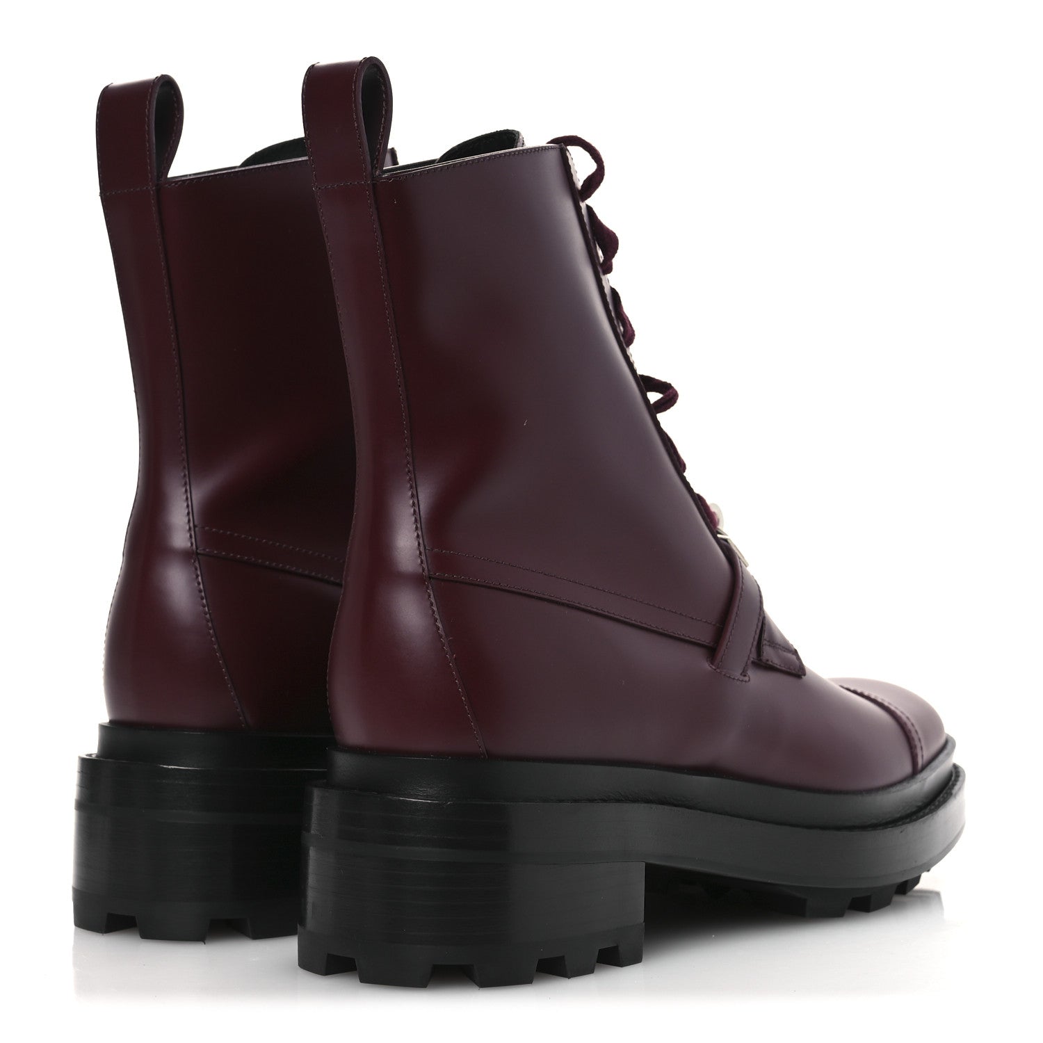 Hermes Glossed Calfskin Funk Ankle Boots 38 Rouge H 5 of 12