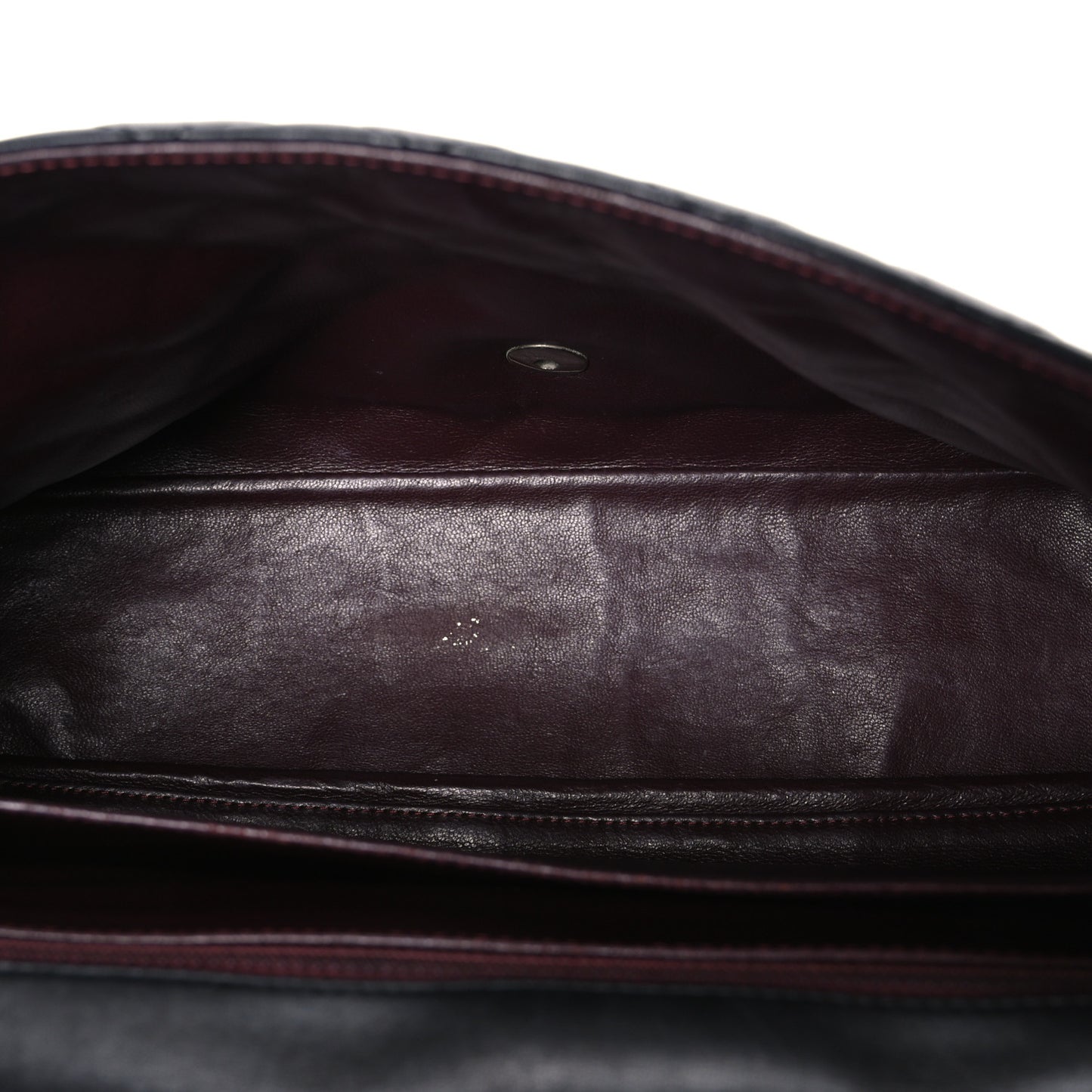 Lambskin Quilted Maxi Double Flap Black