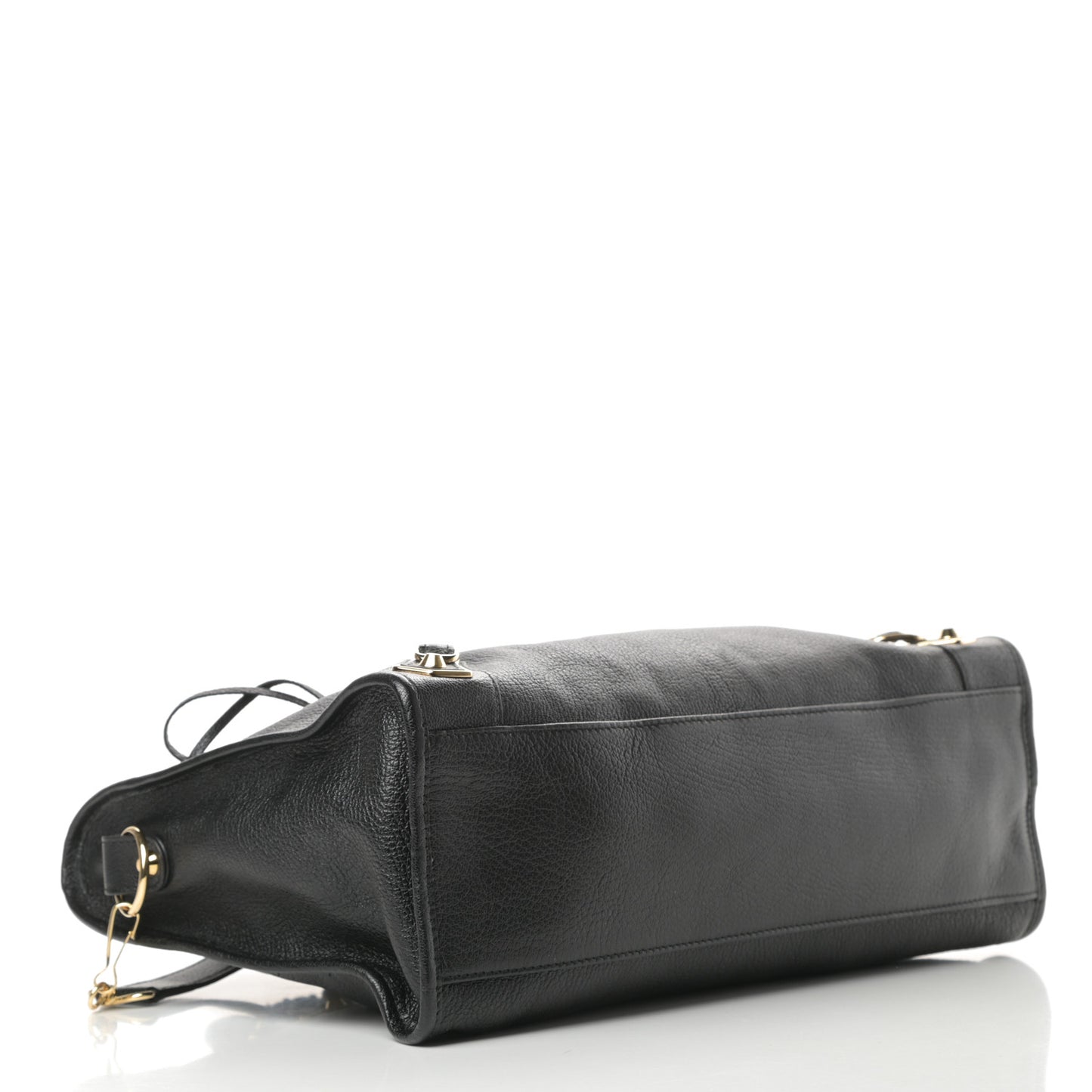 Chevre Gold Metallic Edge Hardware City Black