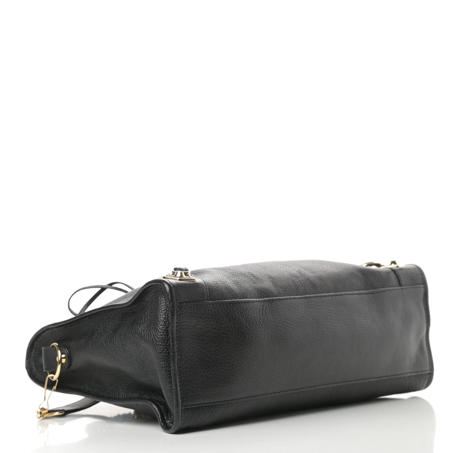 Balenciaga Chevre Gold Metallic Edge Hardware City Black 4 of 14