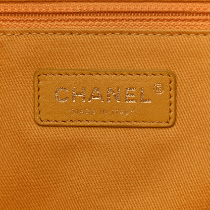 Chanel Lurex Canvas Small Deauville Tote Yellow 6 of 10