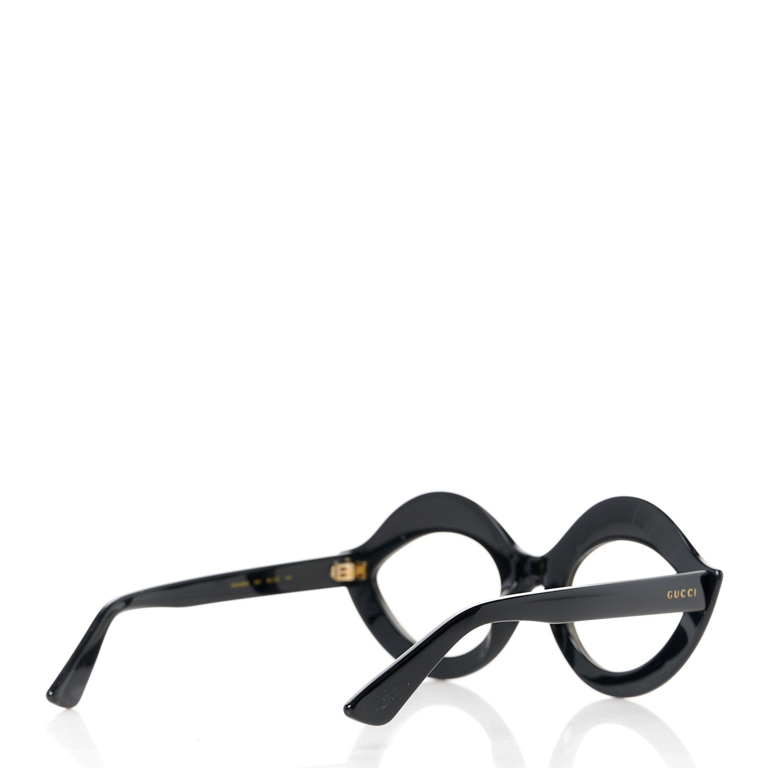 Gucci Acetate Cat Eye Eyeglasses GG 0085S Black 4 of 9