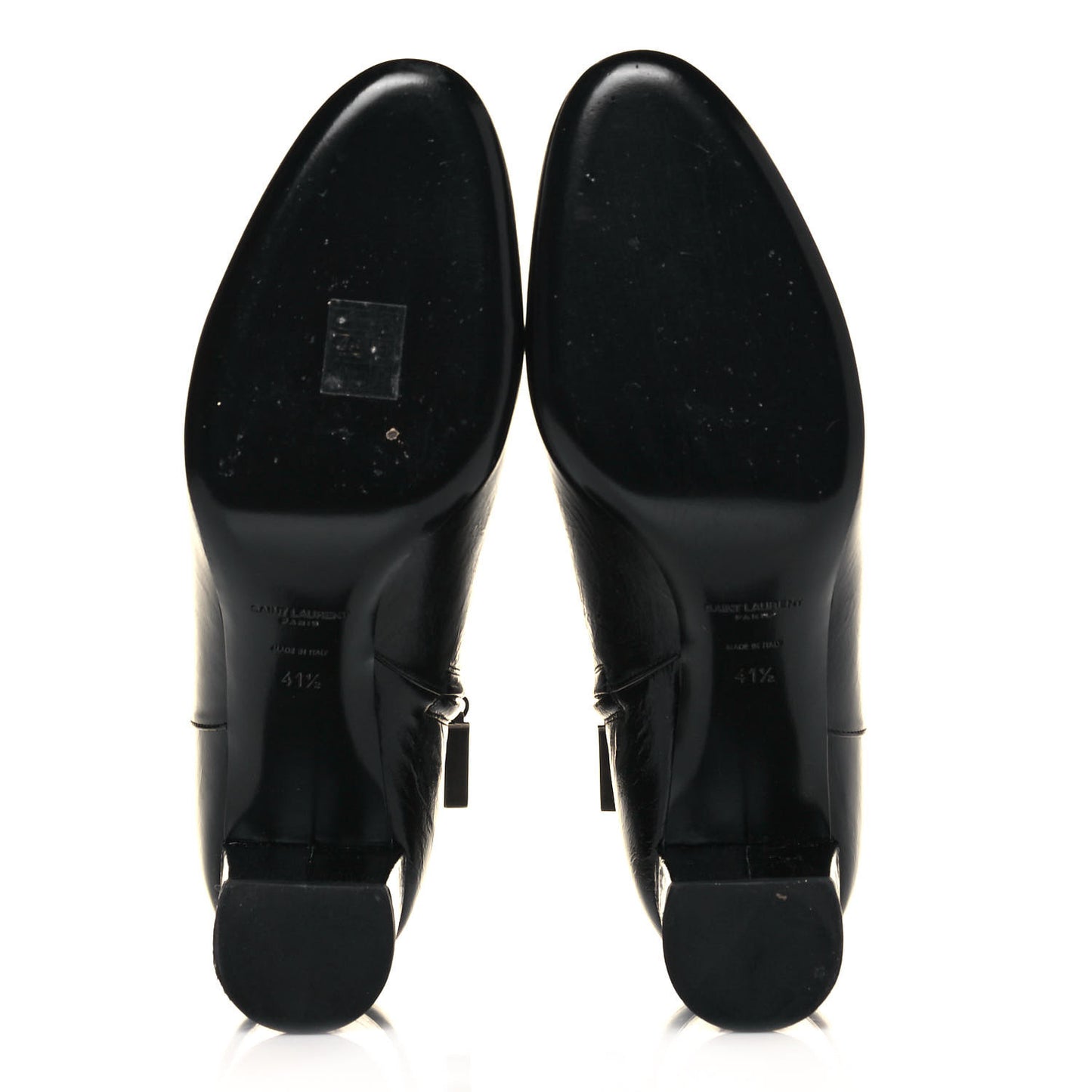 Calfskin Loulou 70 Uniform Ankle Boots 41.5 Black