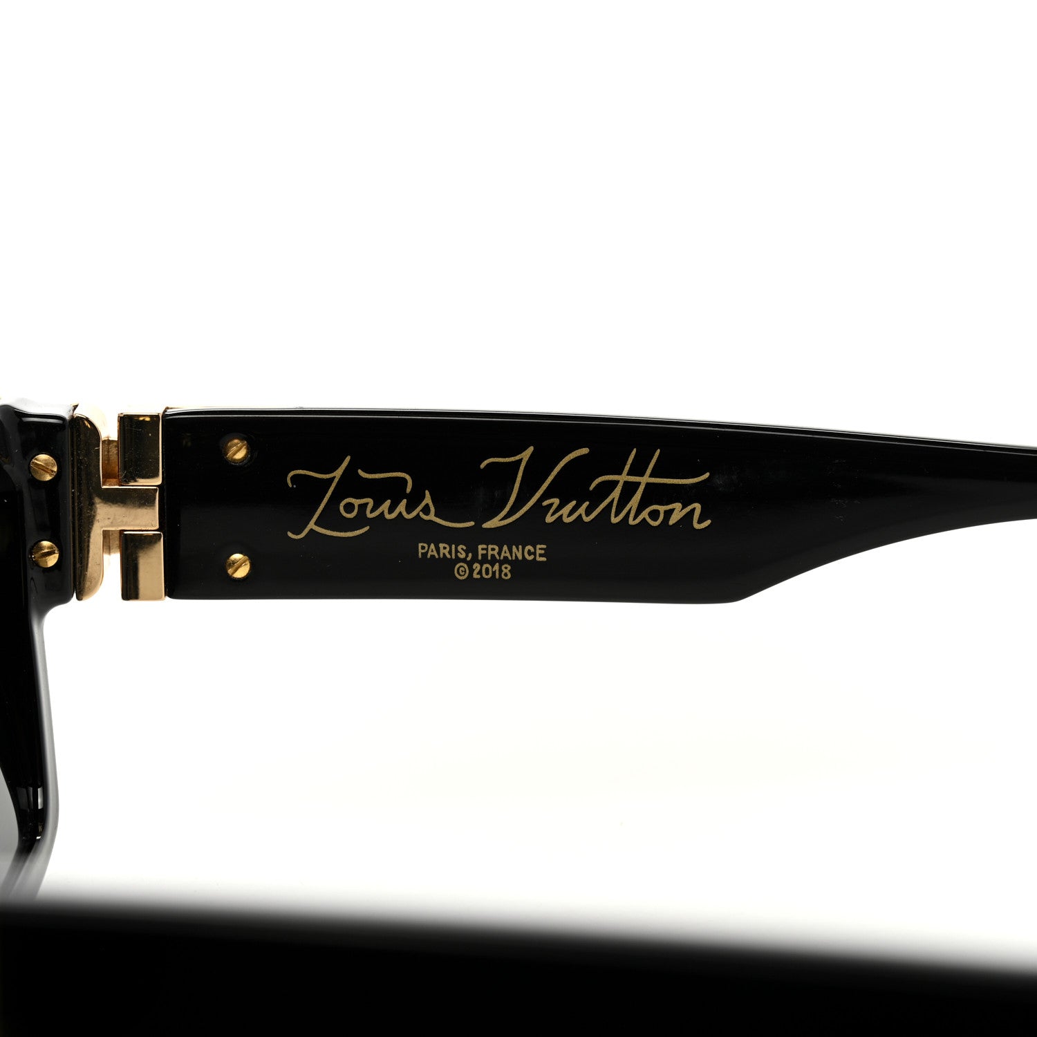 Louis Vuitton Acetate 1.1 Millionaires Sunglasses Z1165W Black 6 of 7