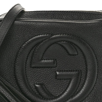 Gucci Pebbled Calfskin Small Soho Disco Bag Black 8 of 16