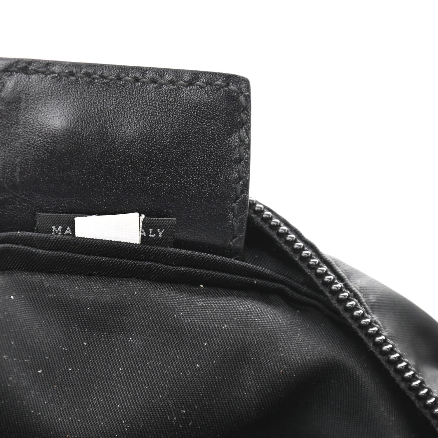 Prada Nylon Vela Small Flat Messenger Bag Black 7 of 13