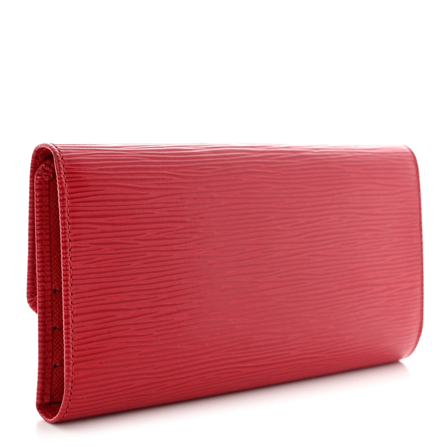 Louis Vuitton Epi Porte Tresor International Wallet Castillan Red 3 of 11