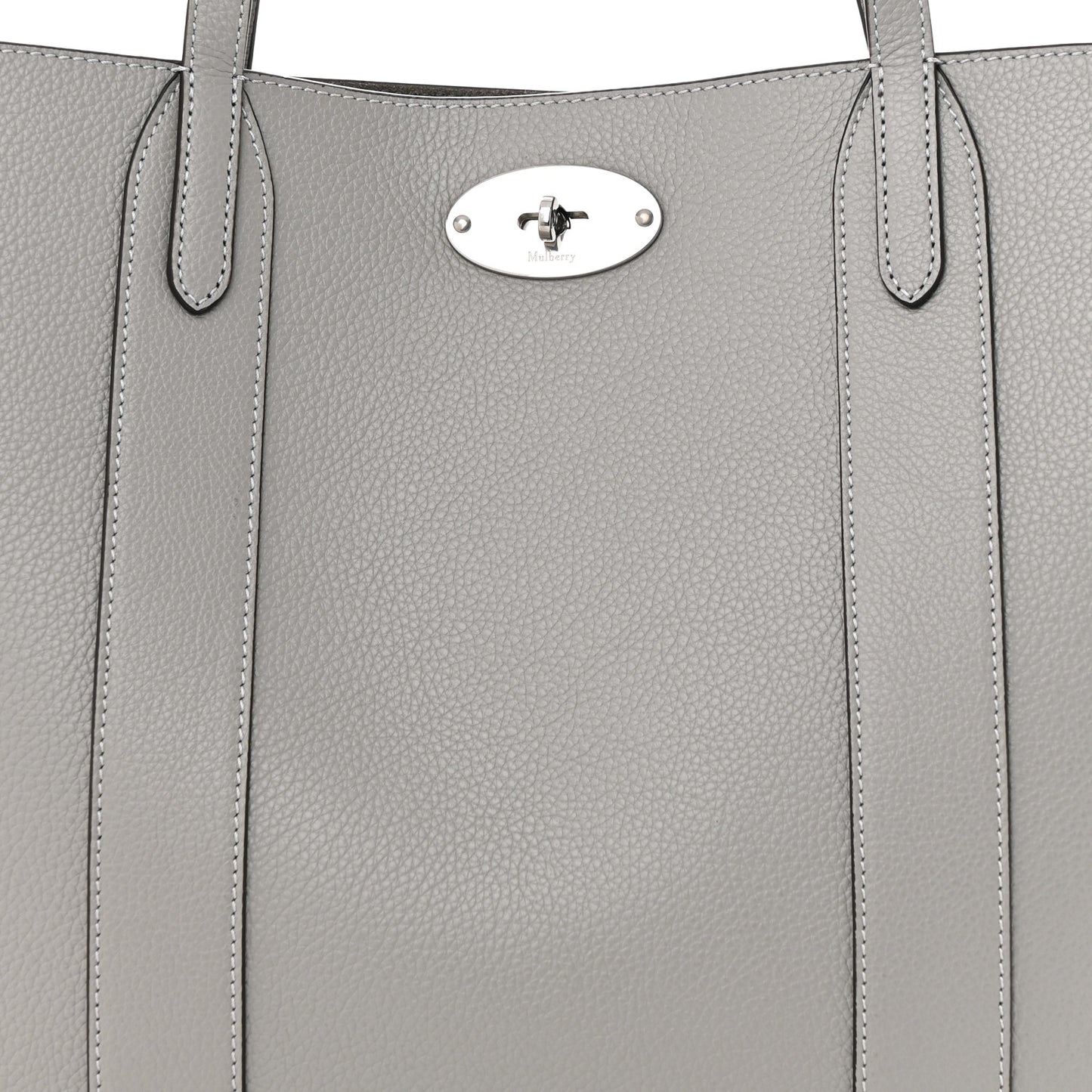 Small Classic Grain Bayswater Tote Pale Grey