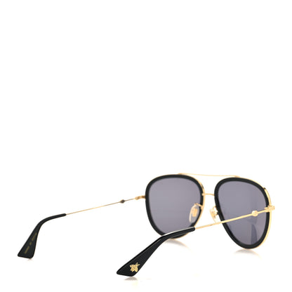 Gucci Aviator Sunglasses GG0062S Black Gold 4 of 7