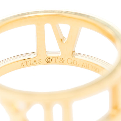 Tiffany 18K Yellow Gold Atlas Open Ring 50 5.5 4 of 7
