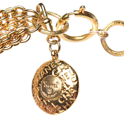 Chanel Multi Strand Medallion Short Necklace Gold 4 of 4