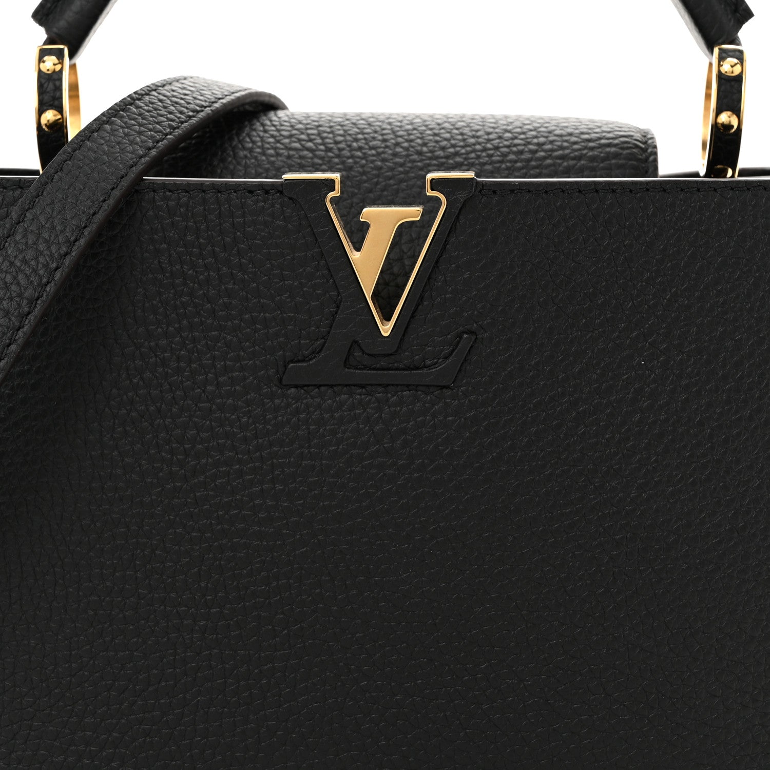 Louis Vuitton Taurillon Capucines BB  Black 7 of 9