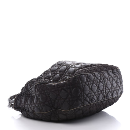 Christian Dior Nylon Cannage Shopper Tote Black 4 of 15