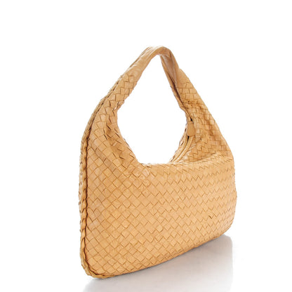 Bottega Veneta Nappa Intrecciato Embossed Medium Hobo Camel 3 of 9