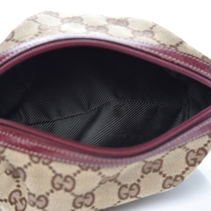 Gucci Monogram Large Cosmetic Case Burgundy 5 of 9