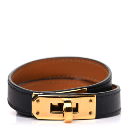 Hermes Box Kelly Double Tour Bracelet T1 Black 1 of 4