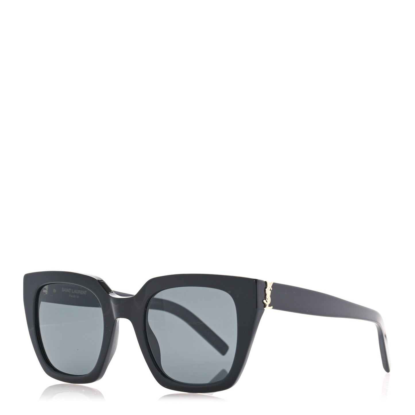 Acetate Cat Eye Sunglasses SL M143 Black