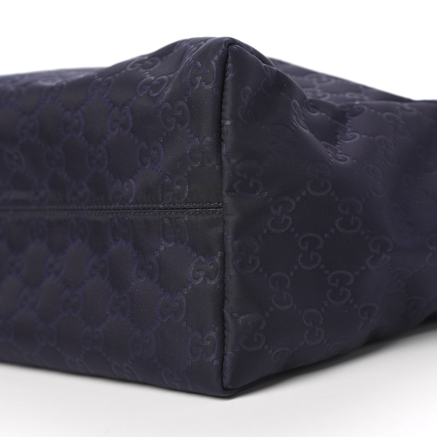Gucci Nylon Monogram Medium Tote Navy 8 of 9