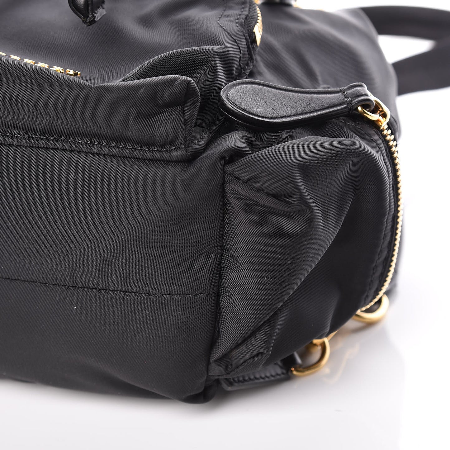 Nylon Small Rucksack Backpack Black