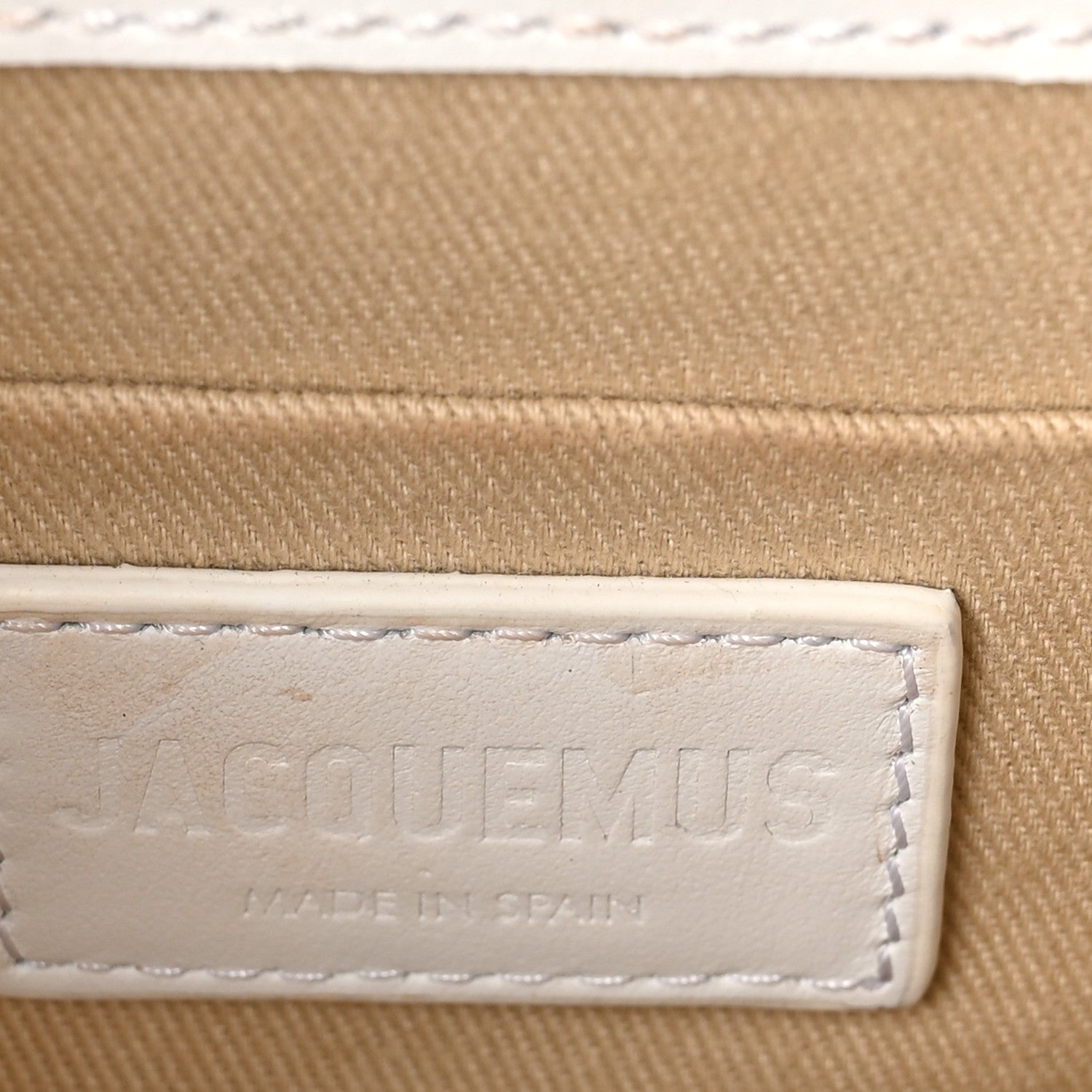Jacquemus Smooth Calfskin Le Chiquito Noeud White 6 of 9