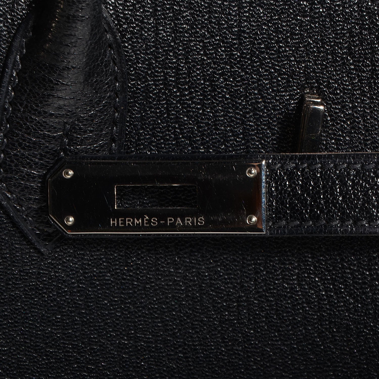 Hermes Chevre de Coromandel Birkin 40 Black 8 of 20