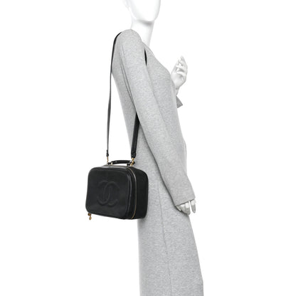 Chanel Caviar Timeless CC Vanity Case Black 2 of 10