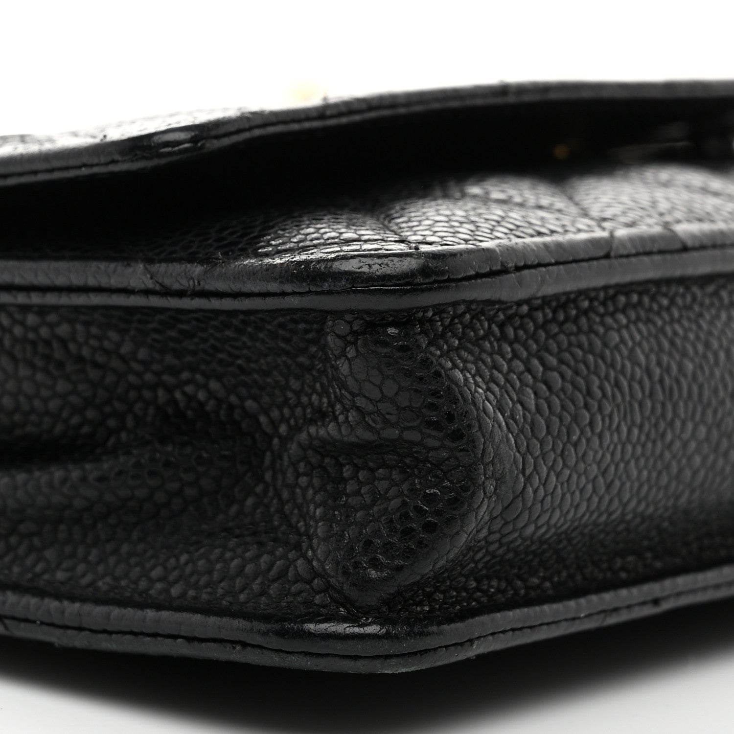 Chanel Caviar Quilted Wallet On Chain WOC Black 9 of 10