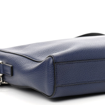 Gucci Pebbled Calfskin Briefcase Dark Blue 9 of 10