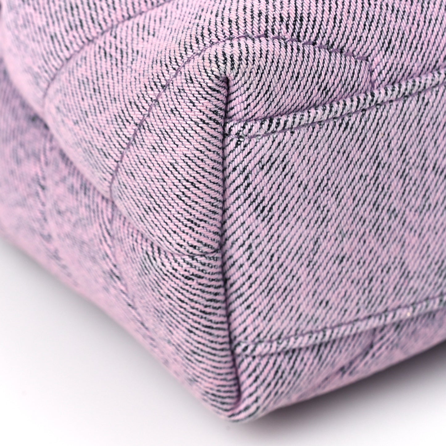 Denim Y Quilted Monogram Toy Loulou Crossbody Bag Bleached Lilac