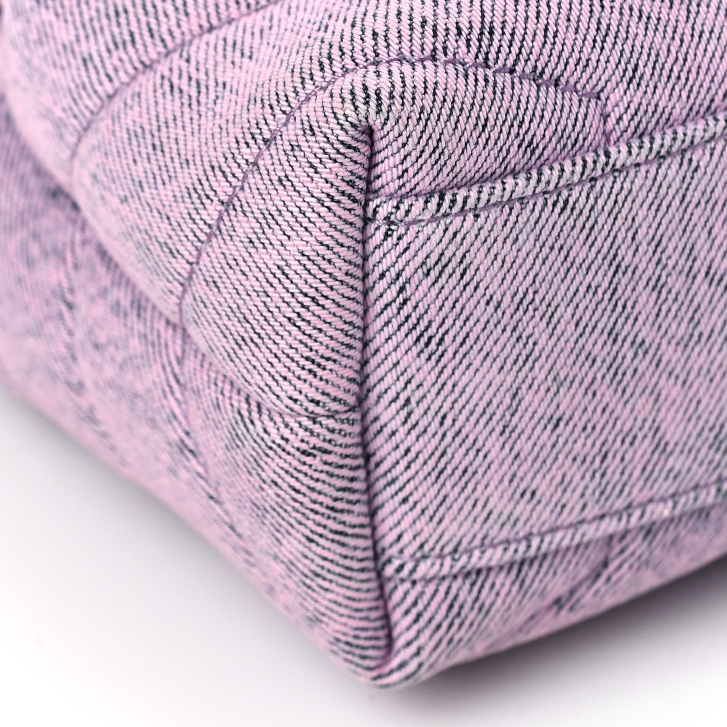 Saint Laurent Denim Y Quilted Monogram Toy Loulou Crossbody Bag Bleached Lilac 8 of 10