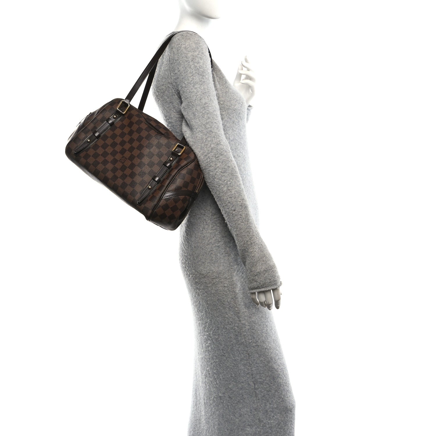 Louis Vuitton Damier Ebene Rivington GM 2 of 9