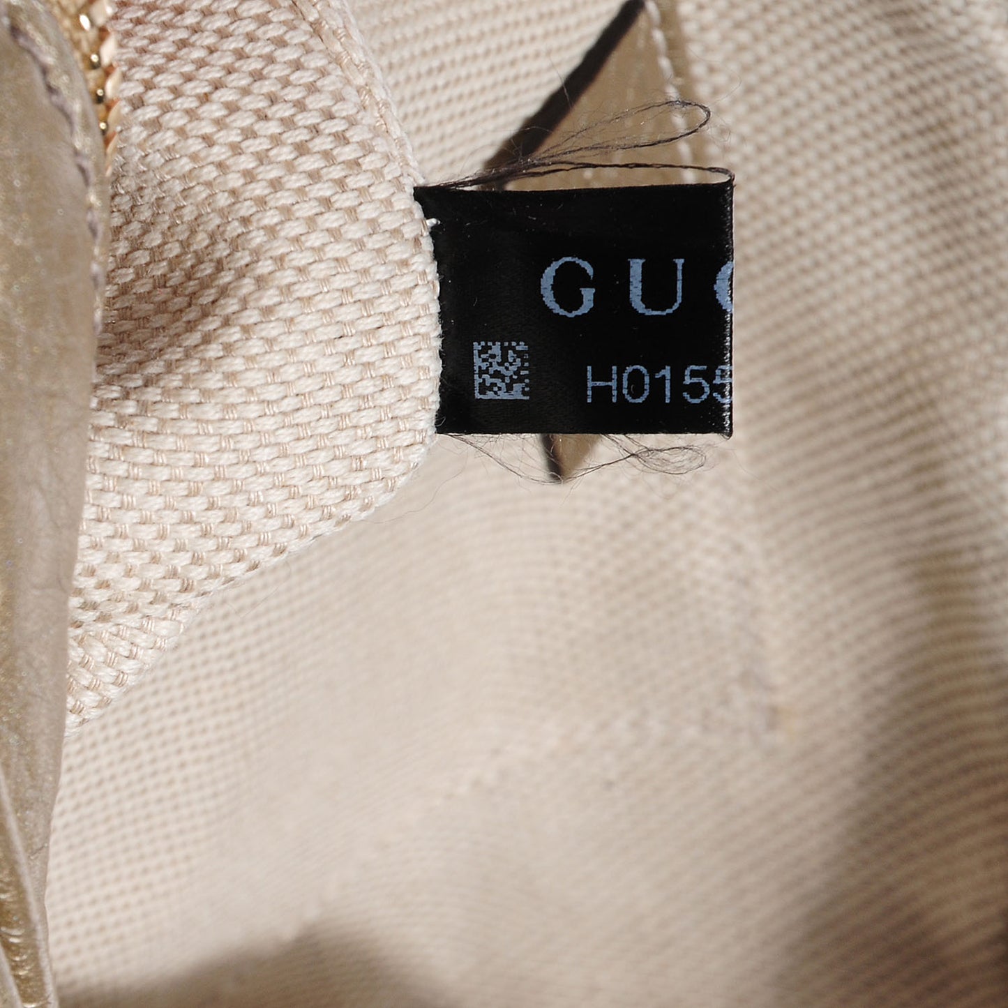 Metallic Pebbled Calfskin Small Soho Disco Bag Golden Beige