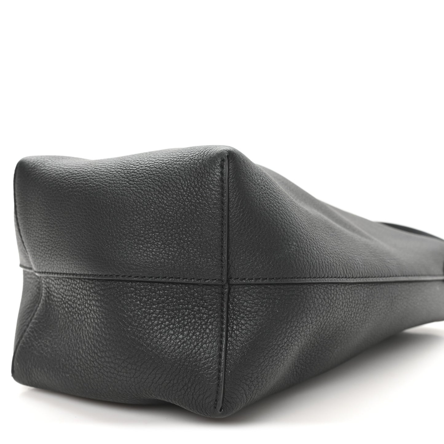 Grained Calfskin Small N/S Park Tote Black
