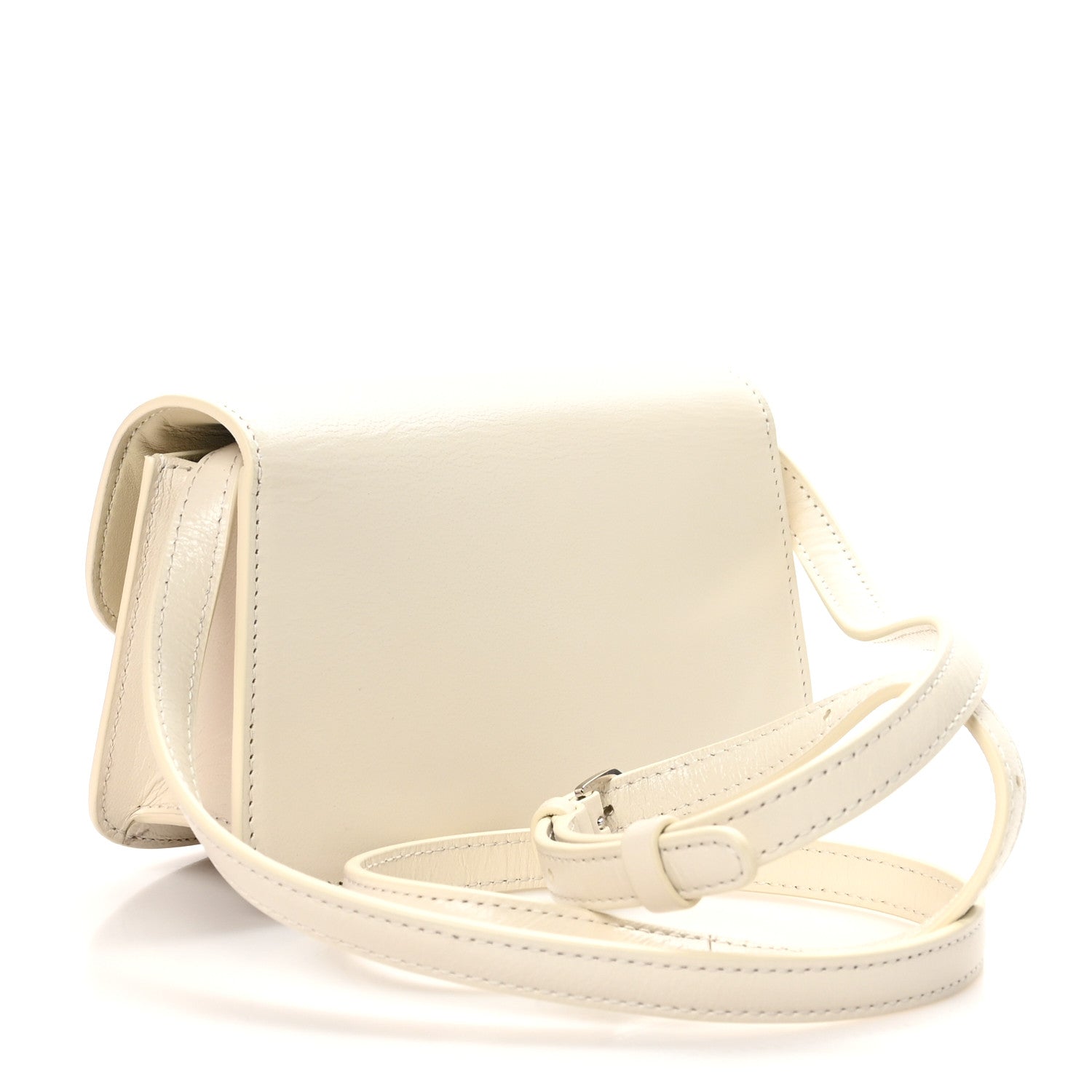 The Row Smooth Calfskin The Sofia E/W Crossbody Ivory 3 of 9