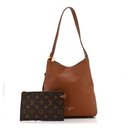 Louis Vuitton Grained Calfskin Low Key Hobo PM Cognac 3 of 10