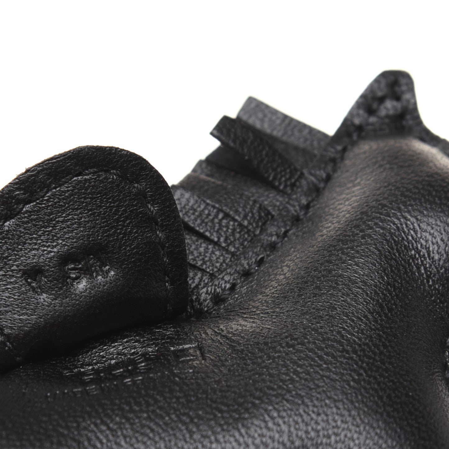 Milo Lambskin Matte Alligator Touch Grigri Rodeo Horse Bag Charm PM So Black