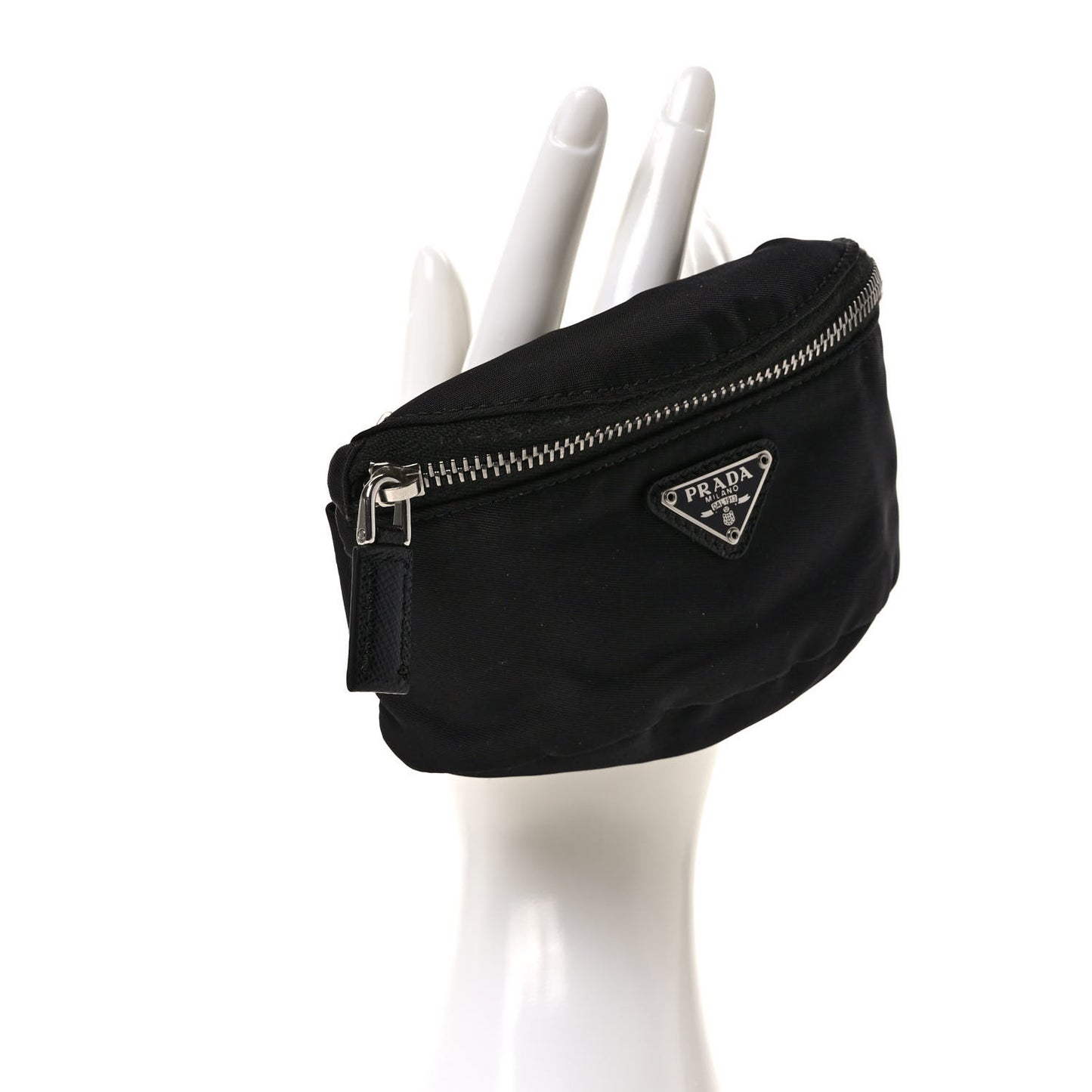 Tessuto Nylon Wrist Pouch Black