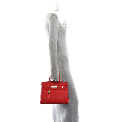 Hermes Togo Birkin 30 Rouge Tomate 2 of 12