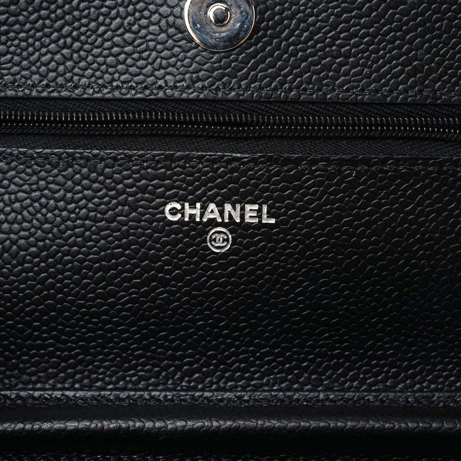 Chanel Caviar Quilted Wallet On Chain WOC Black 8 of 11