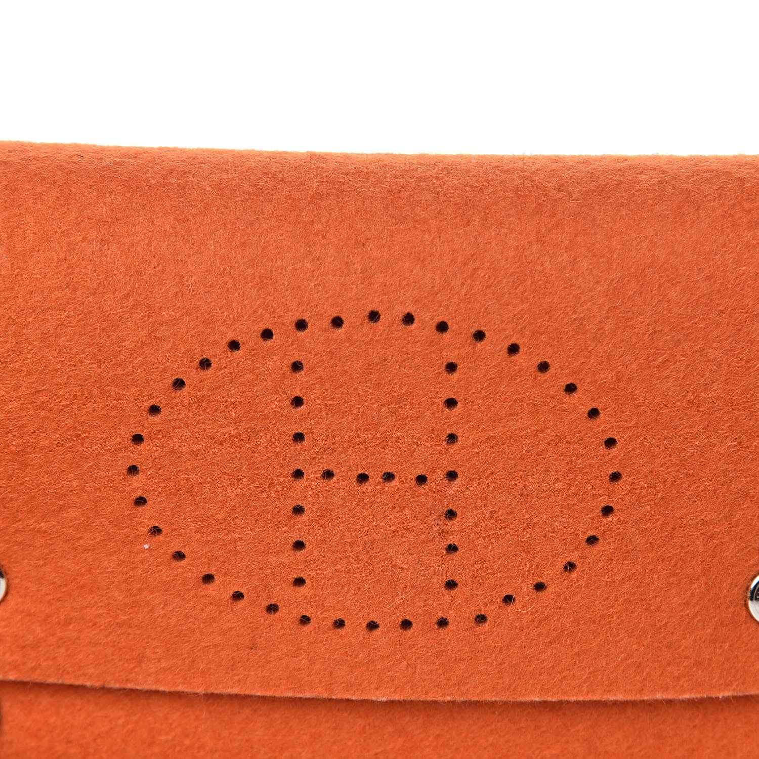 Hermes Felt Mises et Relances Playing Cards Holder Orange 9 of 10