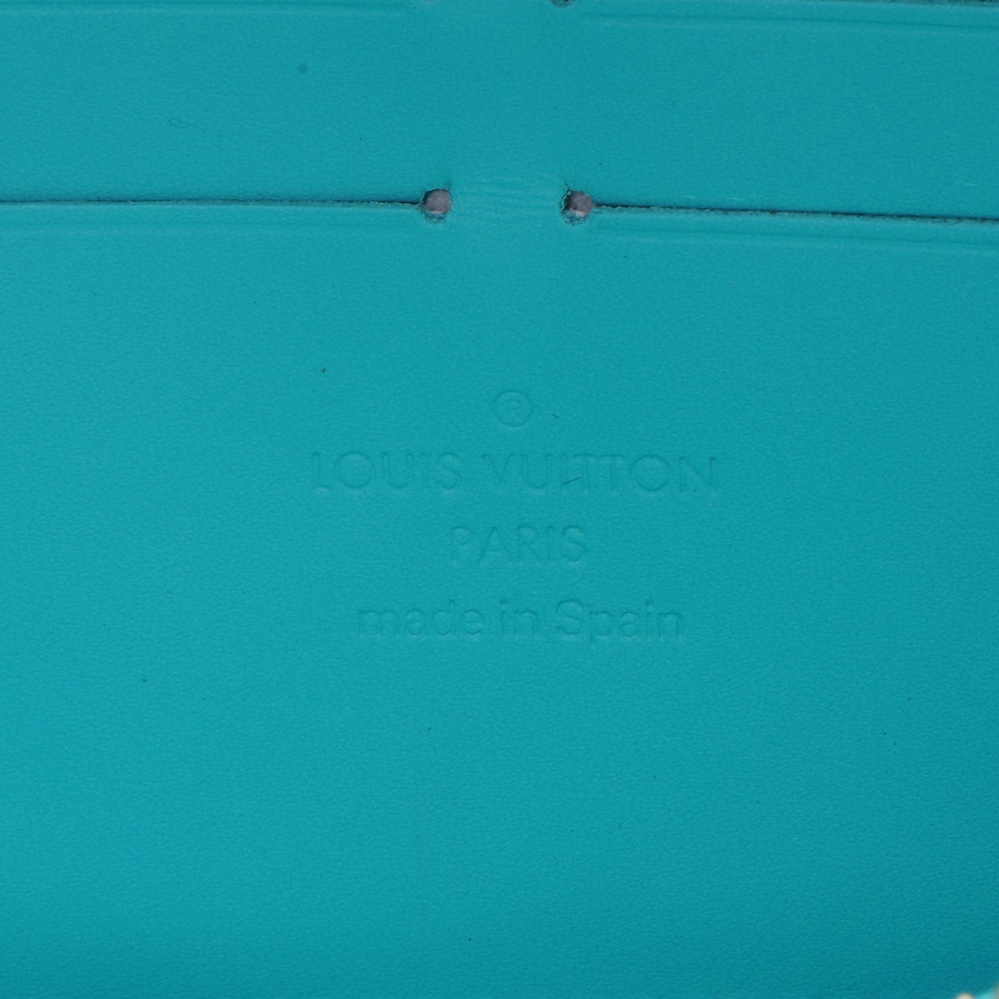 Vernis Zippy Wallet Blue Lagon