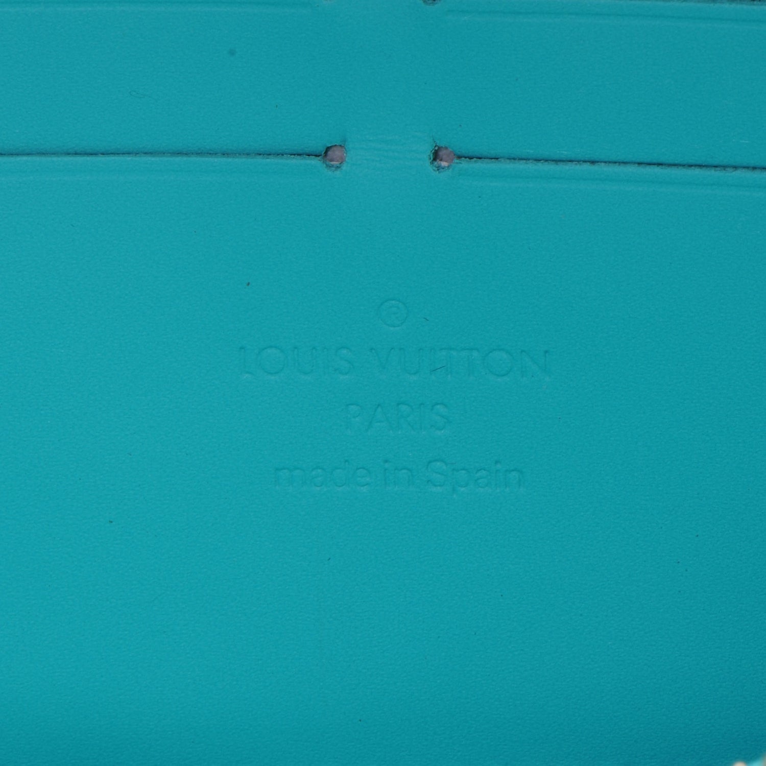 Louis Vuitton Vernis Zippy Wallet Blue Lagon 6 of 8
