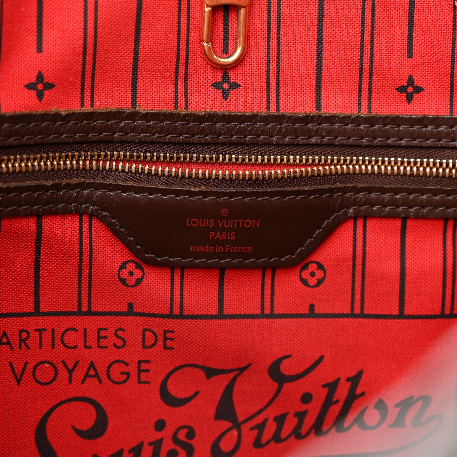 Louis Vuitton Damier Ebene Neverfull MM 6 of 16