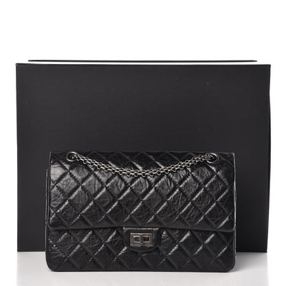 Chanel Aged Calfskin Quilted 2.55 Reissue 226 Flap Black 12 of 12
