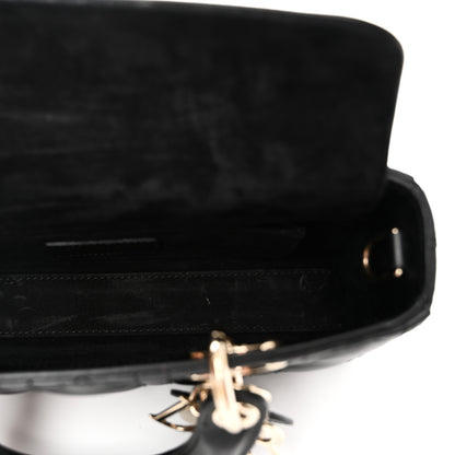 Christian Dior Lambskin Cannage Small Lady D-Joy Black 5 of 9