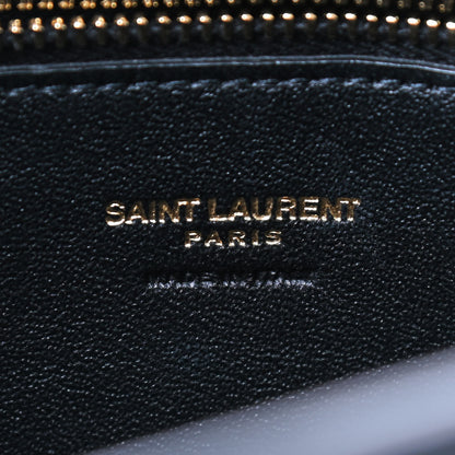 Saint Laurent Smooth Calfskin Small Monogram Cabas Black 8 of 8