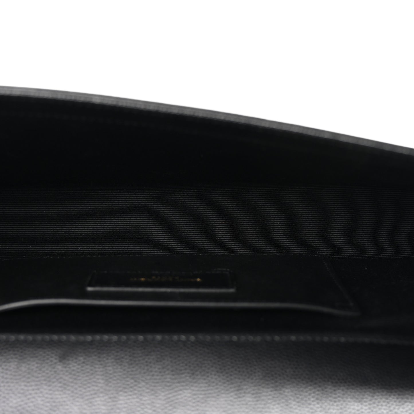Grain De Poudre Monogram Cassandre Clutch Black