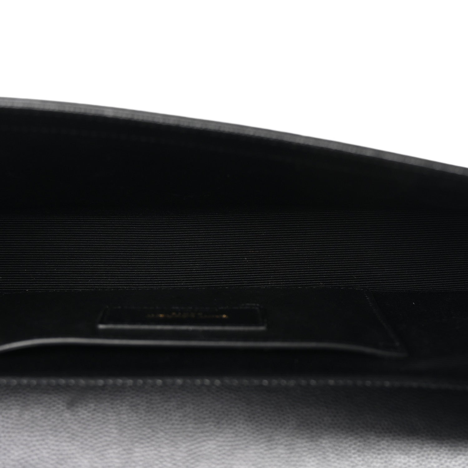 Saint Laurent Grain De Poudre Monogram Cassandre Clutch Black 5 of 6